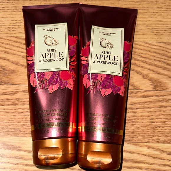 BBW 2pc Ruby Apple & Rosewood Body Cream